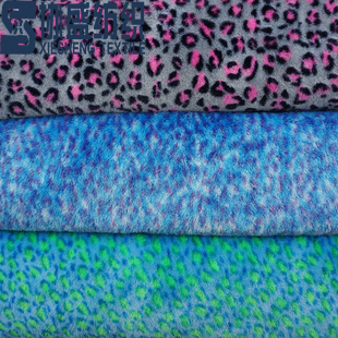 printed micro fleece sherpa fleece