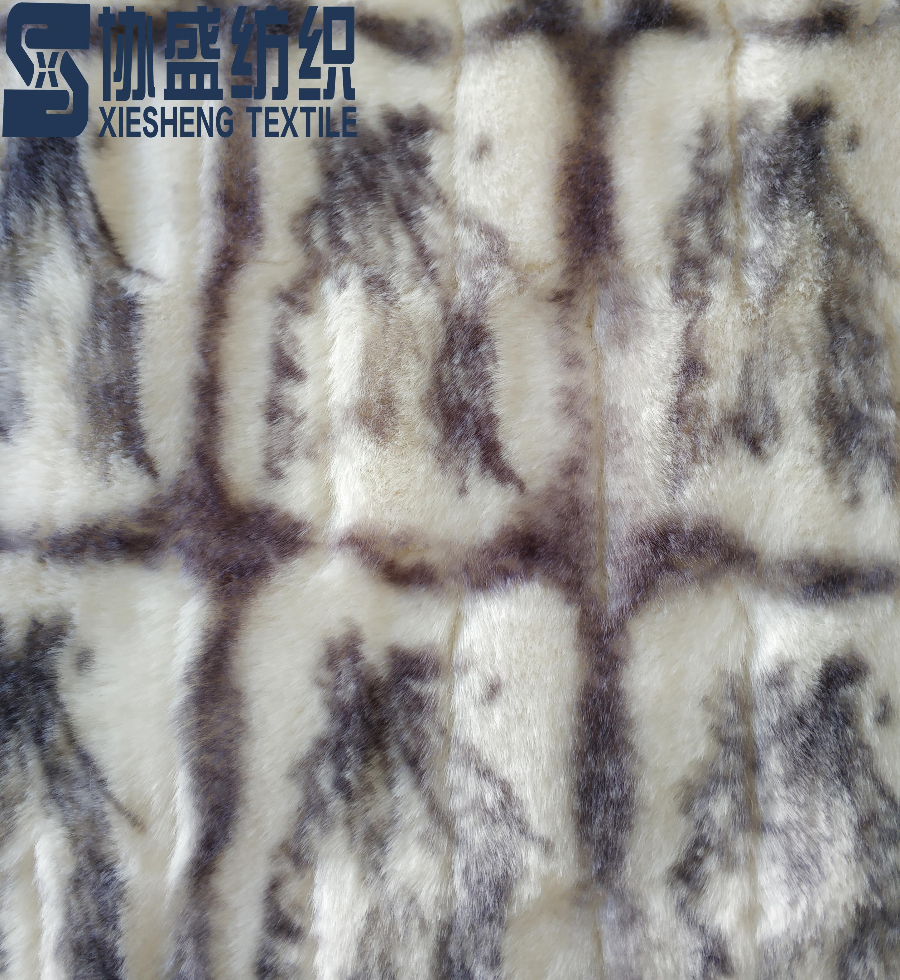 tridimensional printed micro fleece sherpa