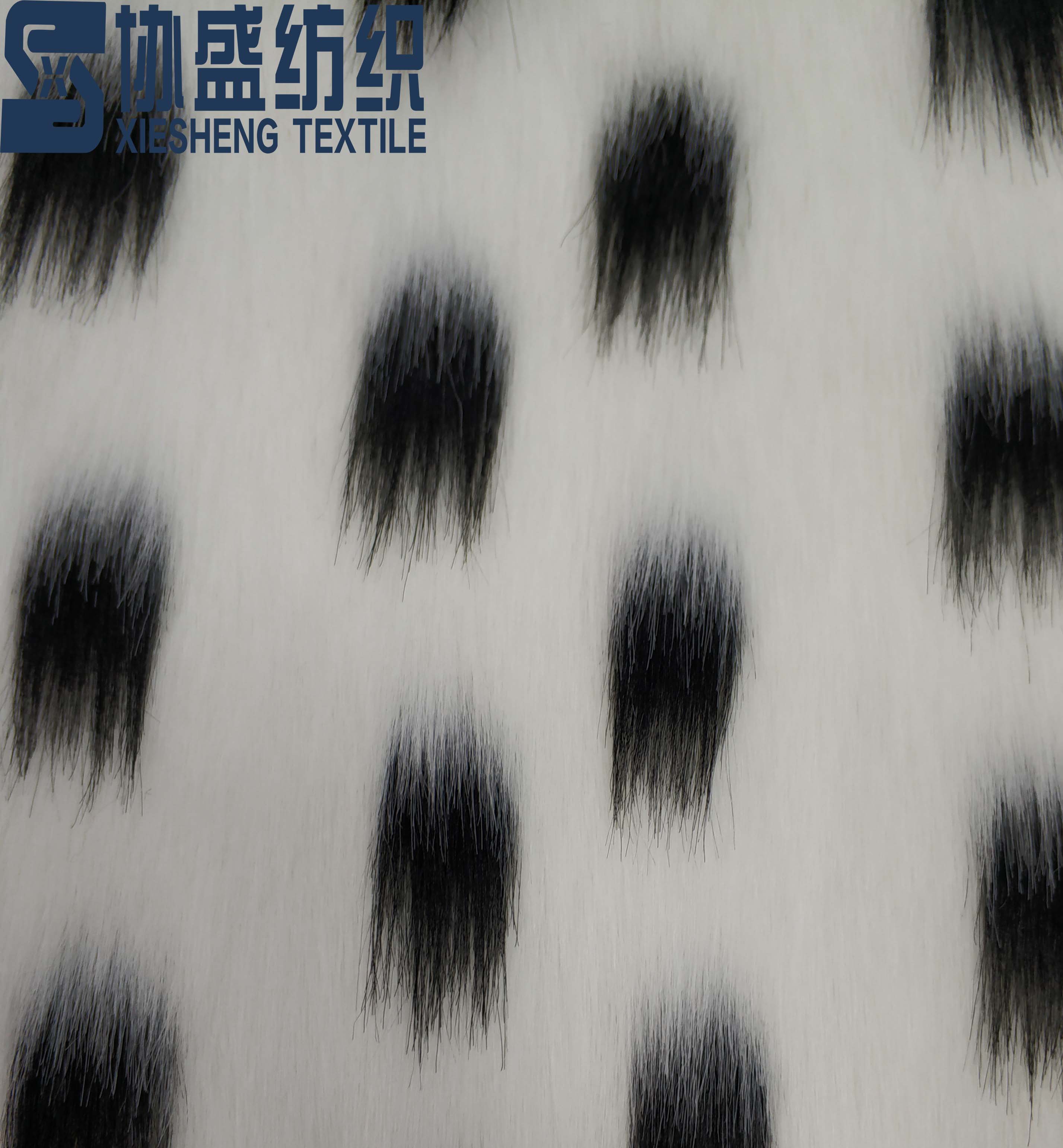 spotted high pile plush